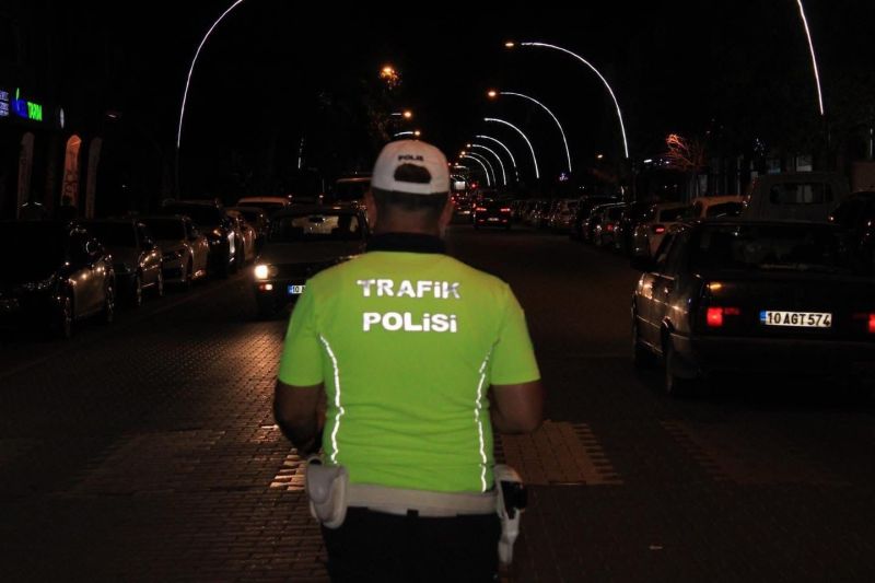 Gönen İlçe Emniyet Müdürlüğü, Kurban Bayramı kapsamında gerçekleştirdiği trafik denetimlerinin