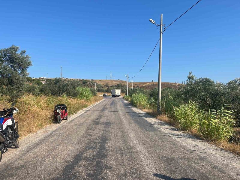 Balıkesir’in Marmara ilçesine bağlı Avşa Adası’nda bir sürücü, üç tekerlekli