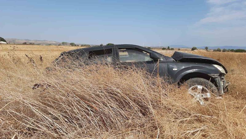 Balıkesir’in Gönen-Bandırma karayolu Buğdaylı Mahallesi mevkiinde meydana gelen trafik kazasında