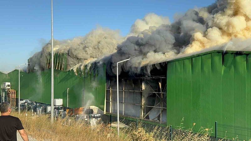 Balıkesir’in Gönen ilçesinde bulunan Teksüt fabrikasında geçtiğimiz gün çıkan yangınla