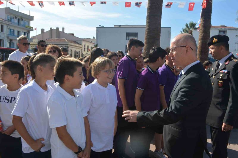 Balıkesir’in Ayvalık ilçesinde; 2025-2026 Eğitim ve Öğretim yılının ilk zili