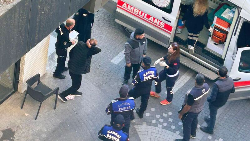 Balıkesir Çarşı’da öğle saatleri civarda henüz açıklanmamış nedenlerin ortaya çıkardığı