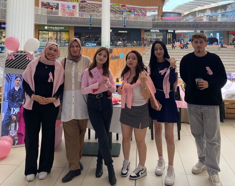 Balıkesir Üniversitesi İvrindi Sağlık Hizmetleri Meslek Yüksekokulu, meme kanserine dikkat