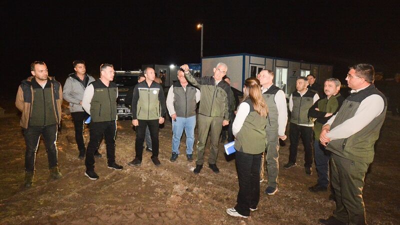 Orman Genel Müdürü Bekir Karacabey, Balıkesir’in Gönen ilçesinde devam eden