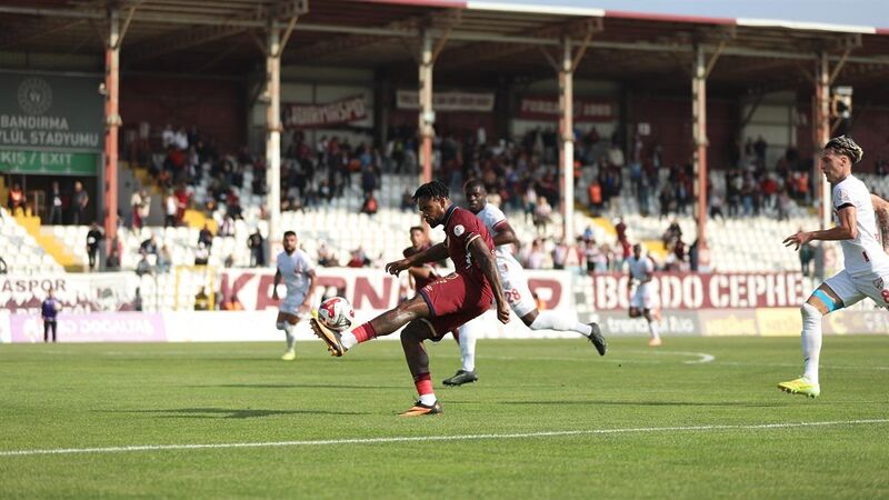 Trendyol 1. Lig’in 13. haftasında Bandırmaspor, evinde oynadığı mücadelede Boluspor’u