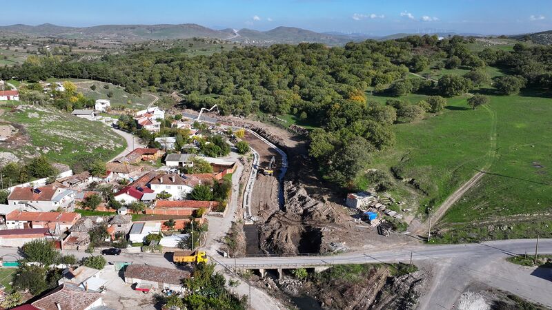 Karesi ilçesine bağlı Ortaca Mahallesi’nde Devlet Su İşleri (DSİ) Genel