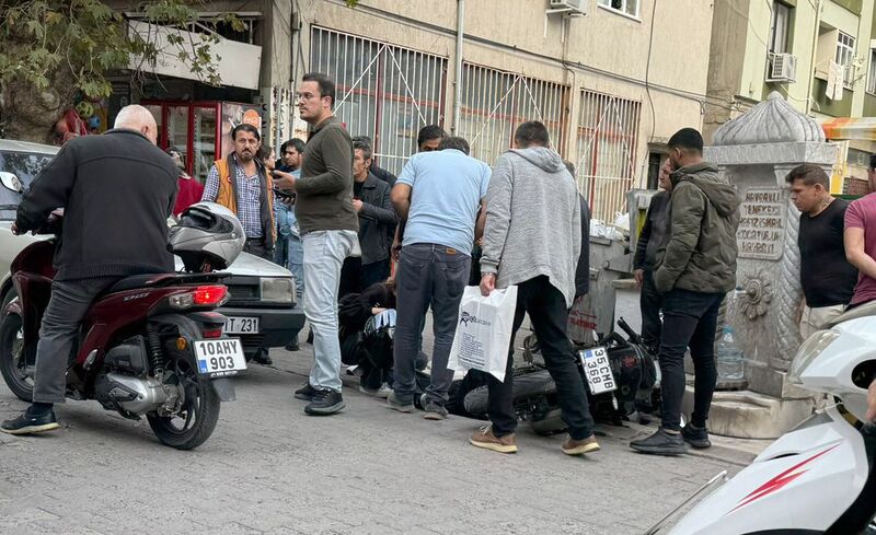 Balıkesir’in Edremit ilçesinde, motosiklet ile otomobilin çarpıştığı kazada 1 kişi