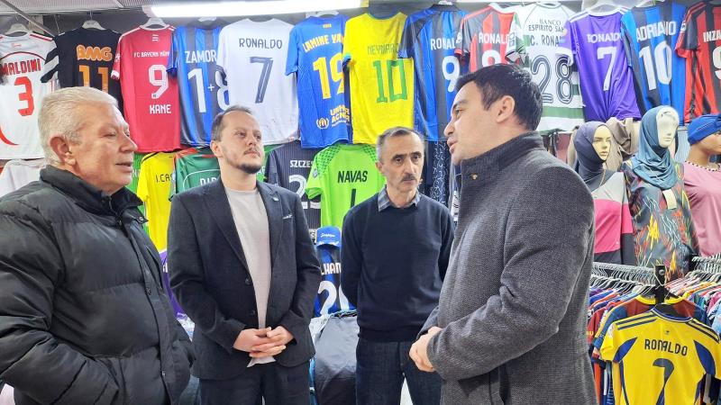 İYİ Parti Karesi İlçe Başkanlığı, saha çalışmaları kapsamında tarihi Hasan