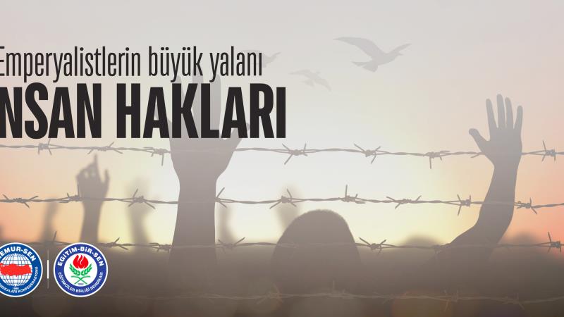 Eğitim-Bir-Sen Balıkesir Şube Başkanı Ercan Kurter, insan hakları konusunda yazılı