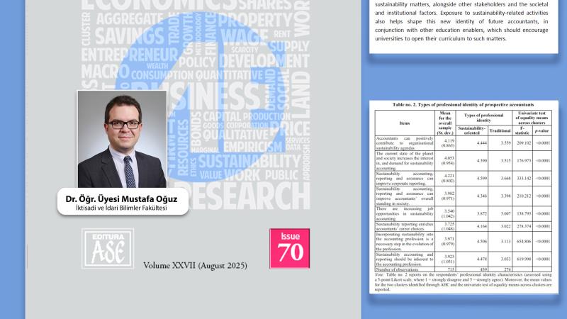 Balıkesir Üniversitesi İktisadi ve İdari Bilimler Fakültesi İşletme Bölümü’nden Dr.