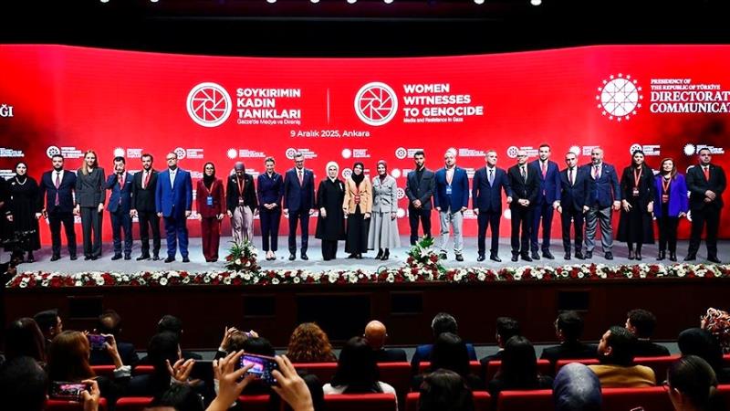 Cumhurbaşkanlığı İletişim Başkanlığı tarafından Ankara’da düzenlenen Soykırımın Kadın Tanıkları Gazze’de