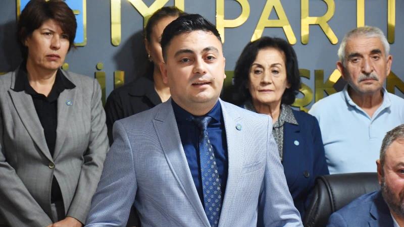 İYİ Parti Karesi İlçe Başkanı Cahit Can Tekin, ilçede son