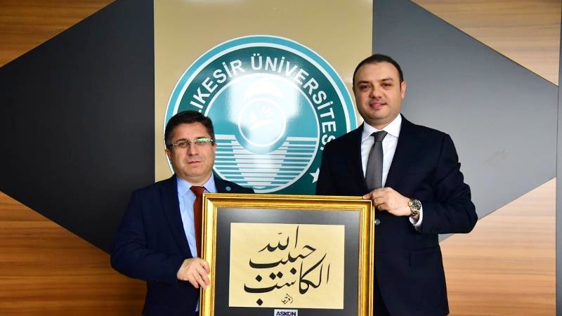 Anadolu Aslanları İş Adamları Derneği Balıkesir Şubesinin heyeti, Balıkesir Üniversitesi