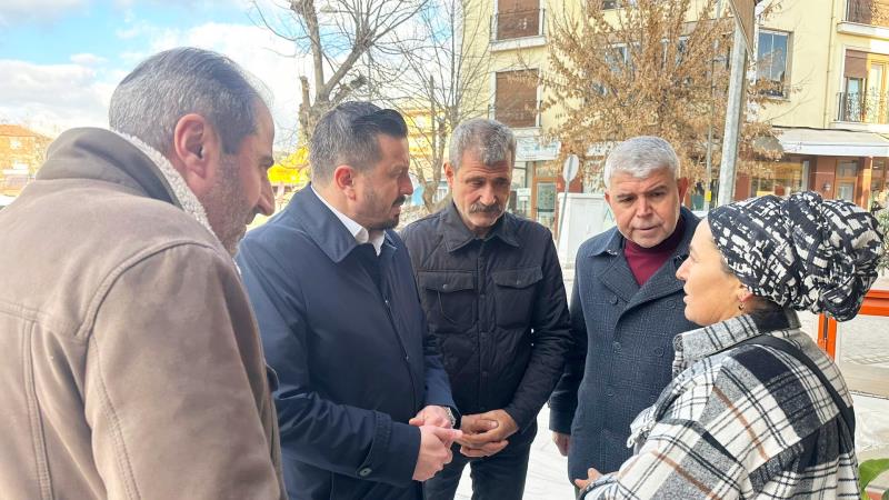 AK Parti Balıkesir İl Başkanı Mehmet Aydemir, Sındırgı'da yaşanan deprem