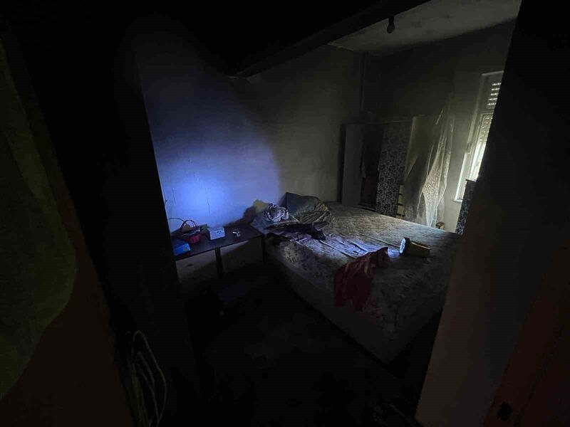 Balıkesir’in Ayvalık ilçesinde çıkan yangında bir ev küle döndü. Edinilen