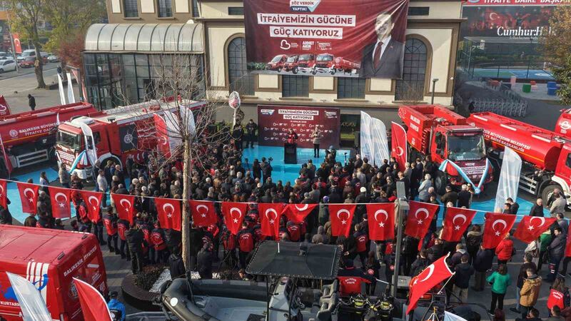 Balıkesir’i afetlere karşı daha güçlü hale getirmek için itfaiye teşkilatına