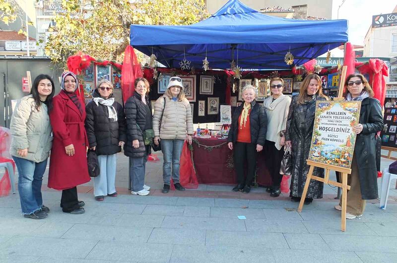 Burhaniye ilçesinde, Halk Eğitim Merkezinin düzenlediği ve Ressam Figen Köprülünün