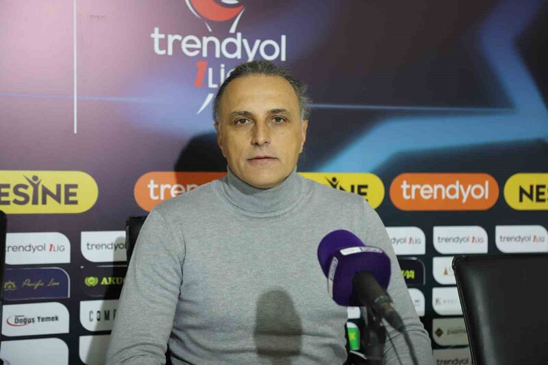 Trendyol 1. Lig’in 16. haftasında oynanan Bandırmaspor-Bodrum FK karşılaşması sonrası