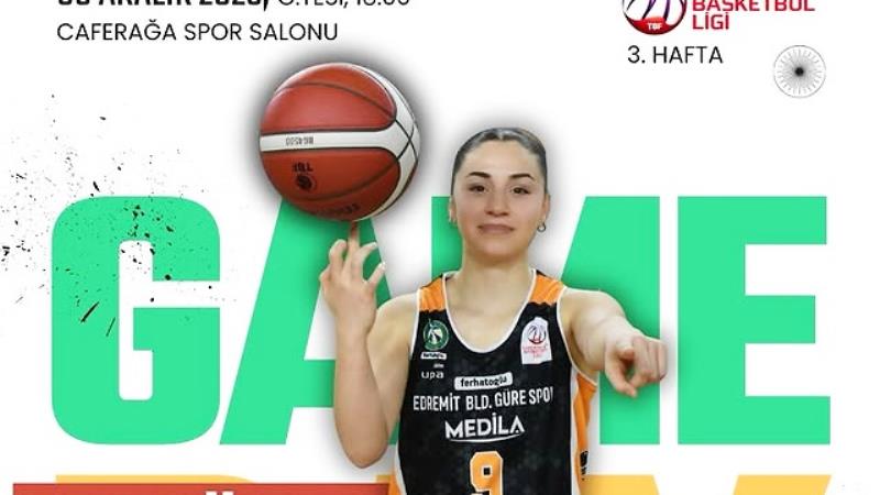 Kadınlar Bölgesel Basketbol Ligi 3. hafta karşılaşmasında Ferhatoğlu Edremit Belediyesi