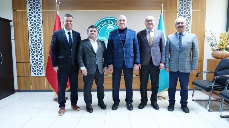 Balıkesir Milletvekili İsmail Ok, Balıkesir Üniversitesi Rektörü Prof. Dr. Yücel