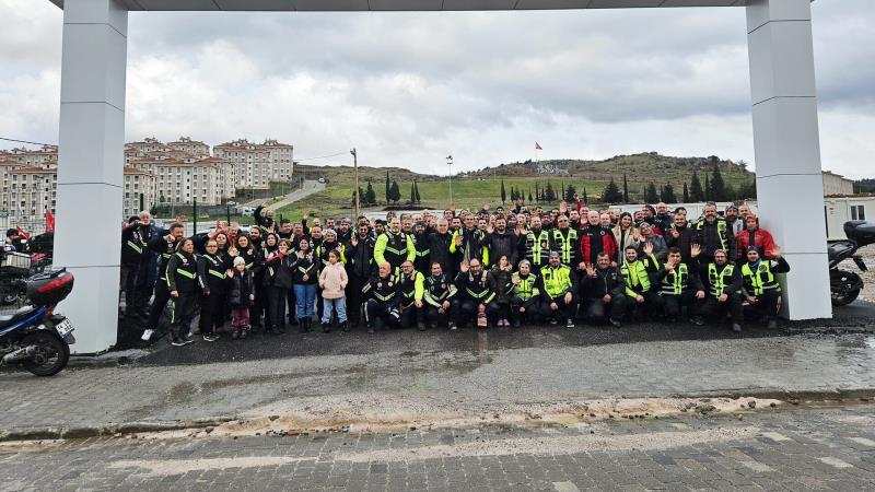 Balıkesir’in Sındırgı ilçesinde, Rotasız Motorcular Kulübü, 10 Riders Kulübü ve