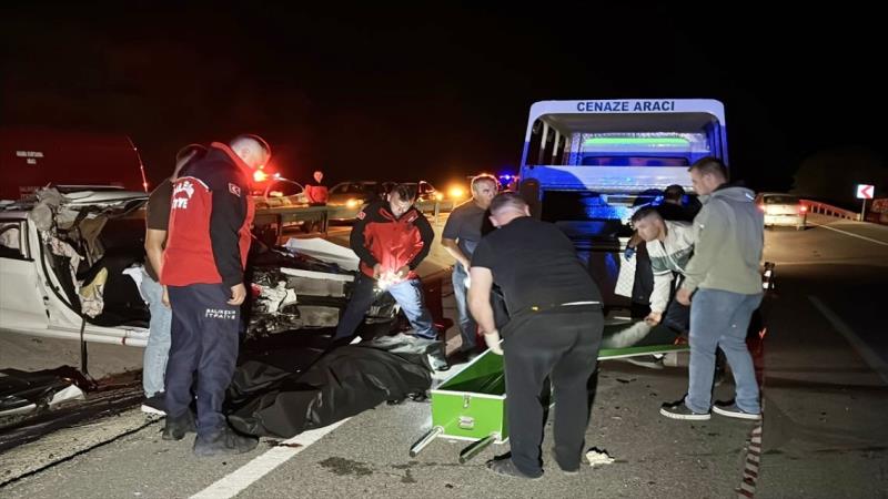 Balıkesir-Bigadiç yolu Karyağdı Mevkii’nde 5 Haziran 2025 tarihinde yaşanan ve