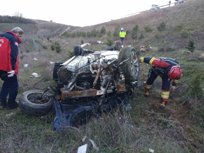 Balıkesir’in Susurluk ilçesinde yılbaşı günü kazada ölen iki kişinin Münevver