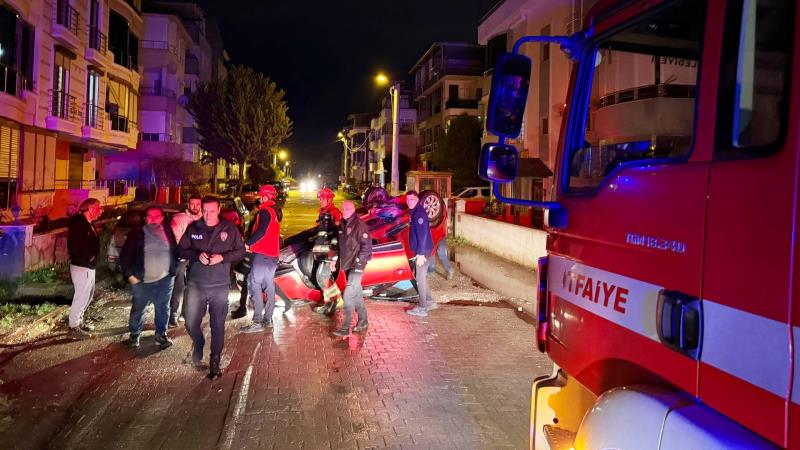 Balıkesir’in Edremit ilçesi Altınkum Mahallesi’nde meydana gelen trafik kazası, mahalle