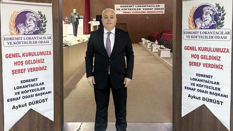 Edremit Lokantacılar ve Köfteciler Meslek Odası Başkanı Aykut Dürüst, Sosyal