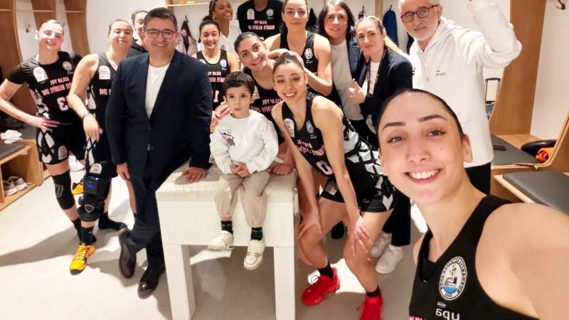 Halkbank Türkiye Kadınlar Basketbol Ligi (TKBL) 19. hafta mücadelesinde Aslan