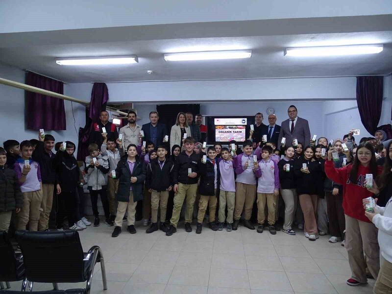 Balıkesir’in Havran ilçesinde, İlçe Tarım ve Orman Müdürlüğü okullarda Organik