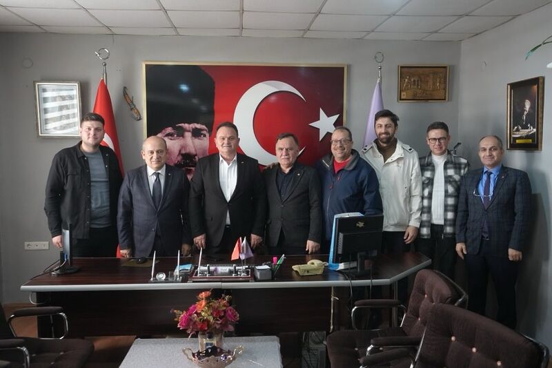 Edremit Ticaret Odası heyeti, Havran Sebze ve Meyveciler Esnaf Odası