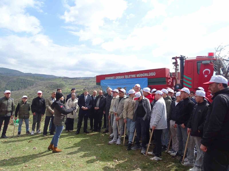 Havran ilçesinde, Dünya Ormancılık Günü ve Ormancılık Haftası kapsamında düzenlenen