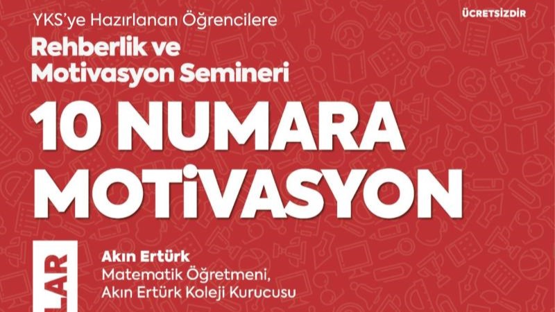 Balıkesir Büyükşehir Belediyesi, YKS'ye girecek öğrenciler için ücretsiz motivasyon semineri