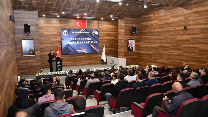Balıkesir'de DSİ 25. Bölge Müdürlüğü, teknik personeline yönelik kapsamlı yapı