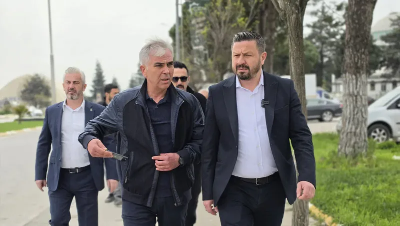 AK Parti Balıkesir İl Başkanı Mehmet Aydemir, Küçük Sanayi Sitesi
