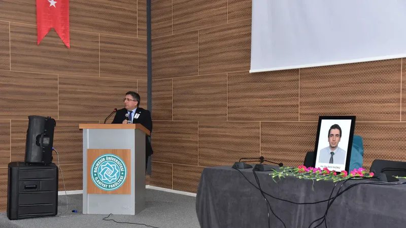 Balıkesir Üniversitesi Hukuk Fakültesi Arş. Gör. Semih Kaçmaz için anma