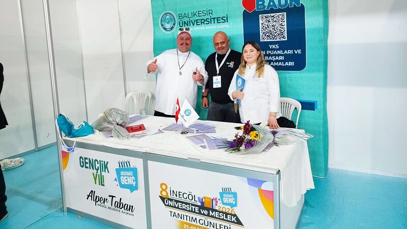 Balıkesir Üniversitesi, İnegöl'de düzenlenen 8. Üniversite ve Meslek Tanıtım Günleri'nde