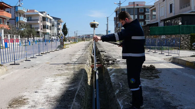 Balıkesir Büyükşehir Belediyesi BASKİ, Bandırma Çınarlı Mahallesi'nde 55 yıllık asbestli