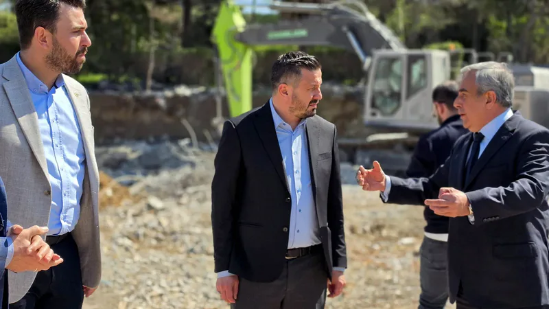 AK Parti Balıkesir İl Başkanı ve Milletvekili, Bandırma'da yapımı süren