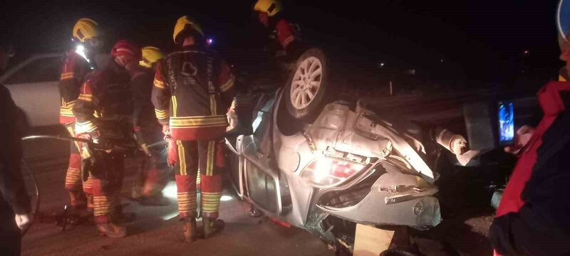 Balıkesir’in Bandırma-Çanakkale karayolunda meydana gelen trafik kazasında 2 kişi yaralandı.