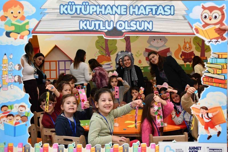 Balıkesir Büyükşehir Belediyesi’nin 62. Kütüphane Haftası kapsamında hazırladığı etkinlikler kitapseverlerden