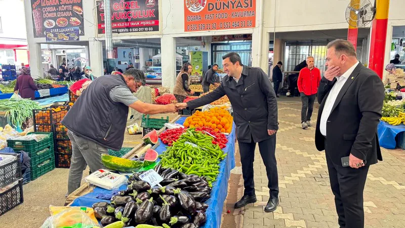 Havran Kaymakamı Muhammed Evlice, Sebzeciler ve Meyveciler Odası ile kapalı