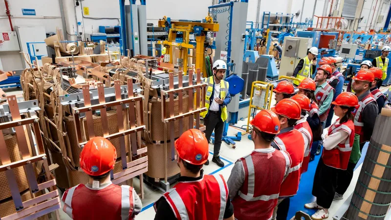 Balıkesir Genç İş İnsanları Derneği (BAGİAD), BEST A.Ş. fabrikasına düzenlediği