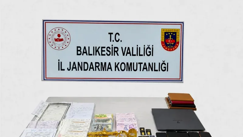 Balıkesir İl Jandarma Komutanlığı, Gömeç ve Bandırma'da örgütlü suç yapan
