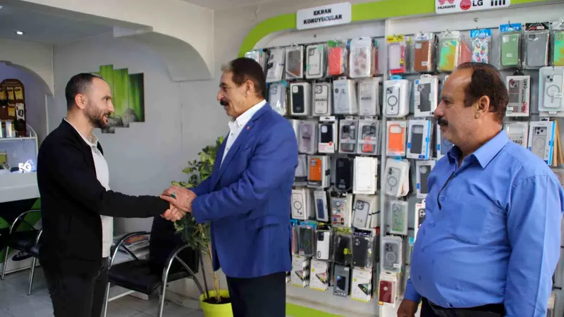MESOB Başkanı Keskin, Kurban Bayramı öncesi Malatya'da esnaf ziyaretinde bulunarak