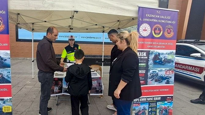 Erzincan İl Jandarma Komutanlığı, Kurban Bayramı'nda 'Kemerini Tak, Bayram Sensiz