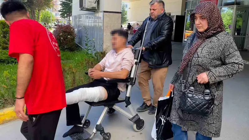 Bolu'da Kurban Bayramı'nın ilk gününde kurban kesim alanlarında meydana gelen