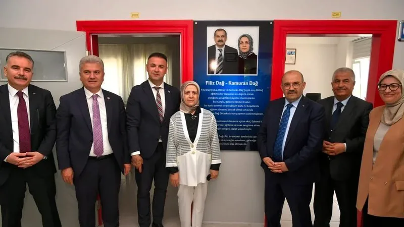 Hayırsever Kıvanç Dağ tarafından annesi adına yaptırılan Filiz Kamuran Dağ