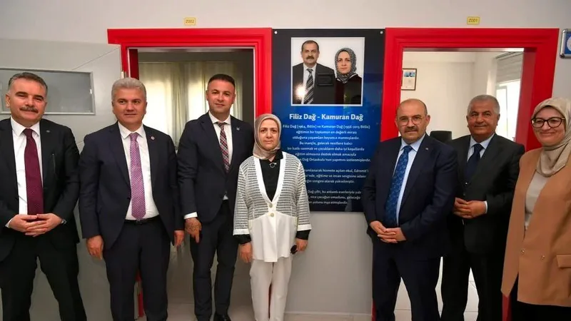 Balıkesir Edremit'te hayırsever Kıvanç Dağ'ın annesi adına yaptırdığı Filiz Kamuran